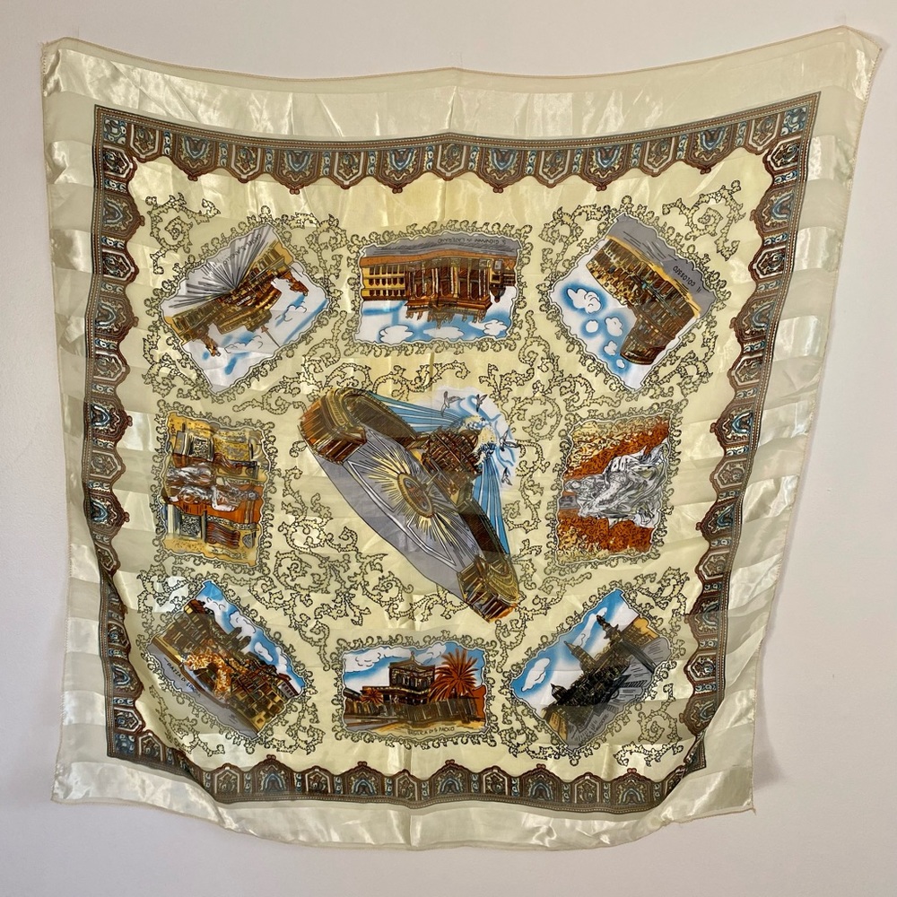 Vintage Rome Souvenir Scarf